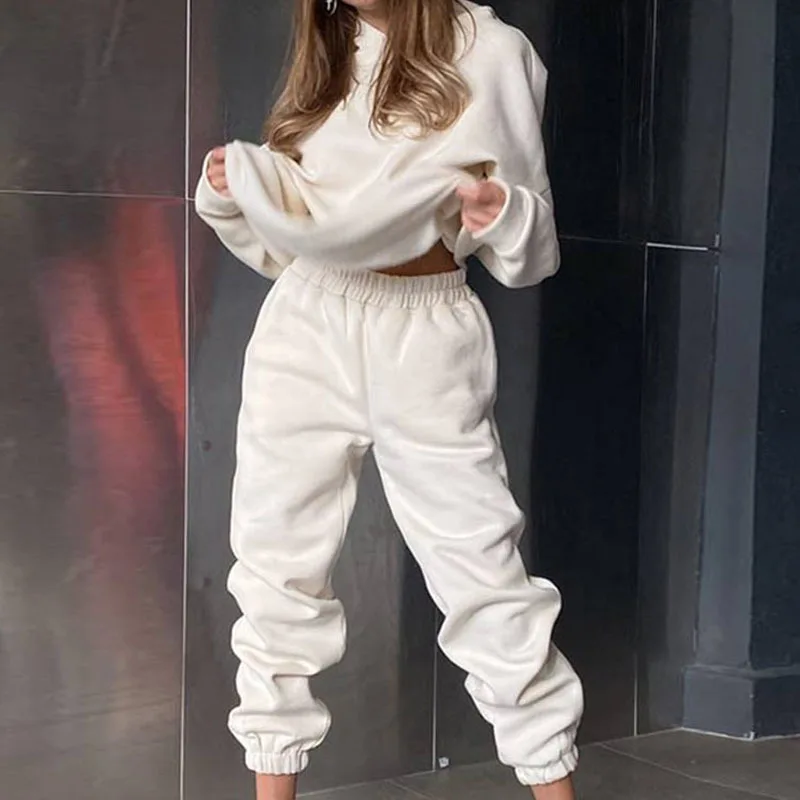 Wepbel Sports and Leisure Style Hoodies Women Long Sleeve Pencil Pants Loose Ankle Banded Pants Hooded Sweatshirts 2 Piece Sets
Wepbel Sports and Leisure Style Hoodies Women Long Sleeve Pencil Pants Loose Ankle Banded Pants Hooded Sweatshirts 2 Piece Sets