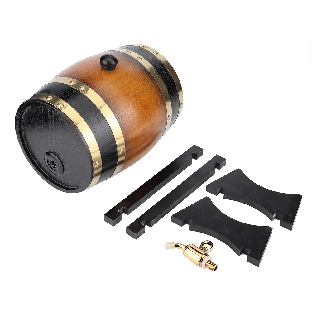 3L Large Capacity Retro Color Oak Wood Red Wine Barrel Bucket Keg Storage Container for Home
3L Large Capacity Retro Color Oak Wood Red Wine Barrel Bucket Keg Storage Container for Home