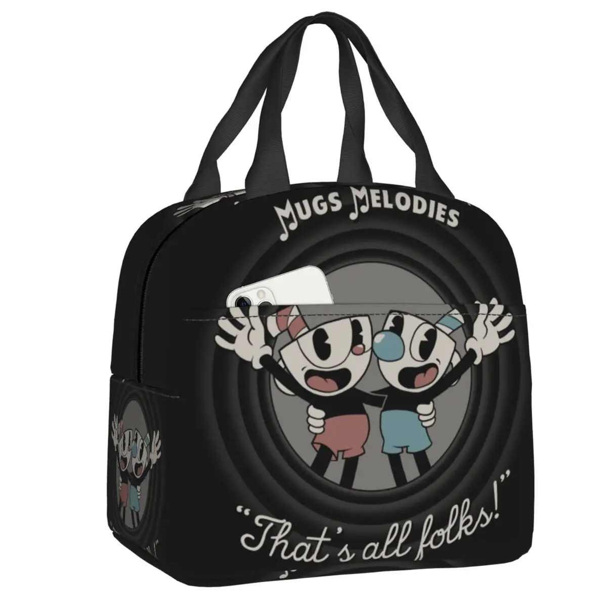 Custom CupHead And MugMan Lunch Bag Women Cooler Warm Insulated Lunch Boxes for Student School Thermal Bags
Custom CupHead And MugMan Lunch Bag Women Cooler Warm Insulated Lunch Boxes for Student School Thermal Bags