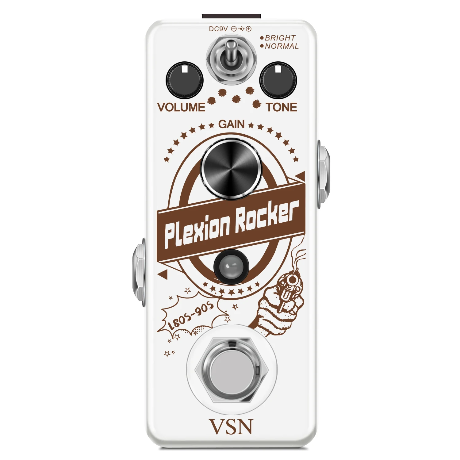 VSN LEF-324 Plexion Distortion Pedal for Guitar & Bass with Bright and Normal Mode True Bypass
VSN LEF-324 Plexion Distortion Pedal for Guitar & Bass with Bright and Normal Mode True Bypass