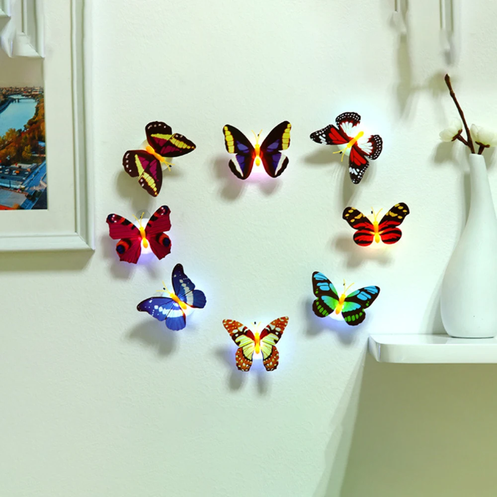 5pcs Self-adhesive Butterfly Shape Decorative Night Light Wall Lamp Baby Bedside Lights Indoor Lighting Home Decor Wall Stickers
5pcs Self-adhesive Butterfly Shape Decorative Night Light Wall Lamp Baby Bedside Lights Indoor Lighting Home Decor Wall Stickers
