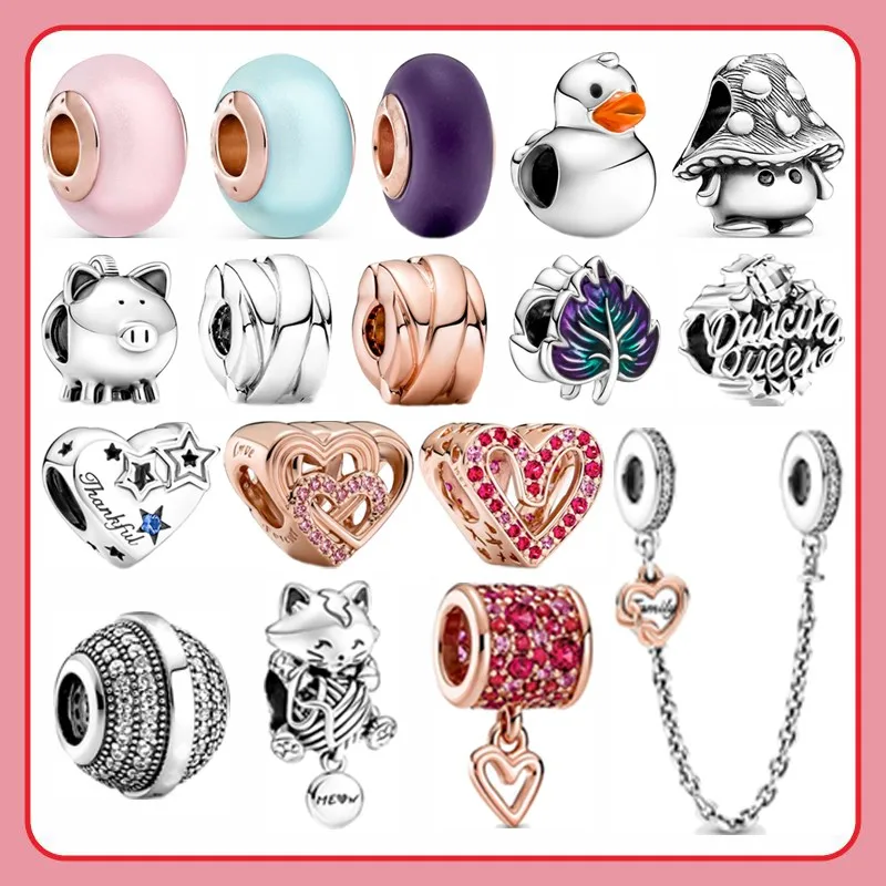 2022 Luxury S925 Sterling Silver Duck, Mushroom And Piggy Bank Charm Fit Original Pandora Bracelet Necklace Woman Diy Jewelry
2022 Luxury S925 Sterling Silver Duck, Mushroom And Piggy Bank Charm Fit Original Pandora Bracelet Necklace Woman Diy Jewelry