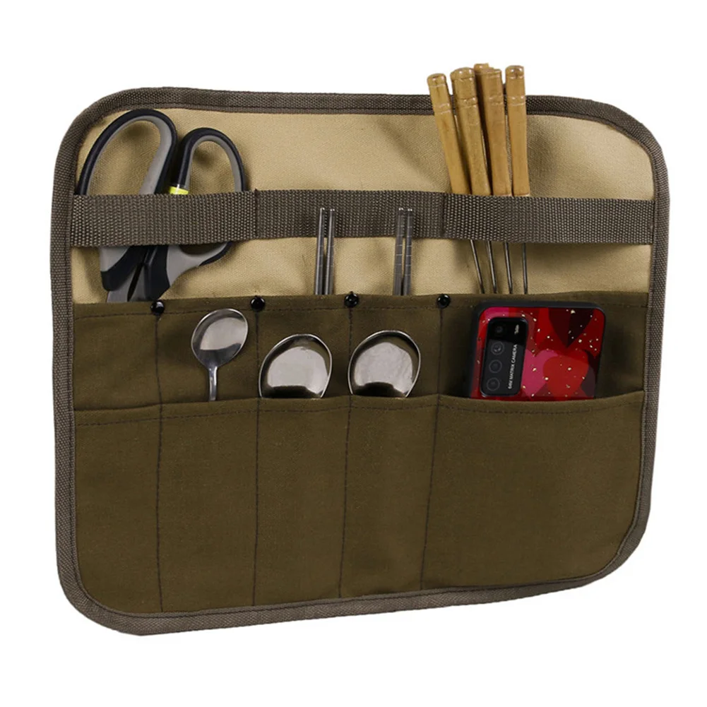 Canvas Camping Tableware Storage Pouch Square Portable Fork Knife Spoon Cookware Hanging Bag Picnic BBQ Outdoor Tool 36.5x30cm
Canvas Camping Tableware Storage Pouch Square Portable Fork Knife Spoon Cookware Hanging Bag Picnic BBQ Outdoor Tool 36.5x30cm