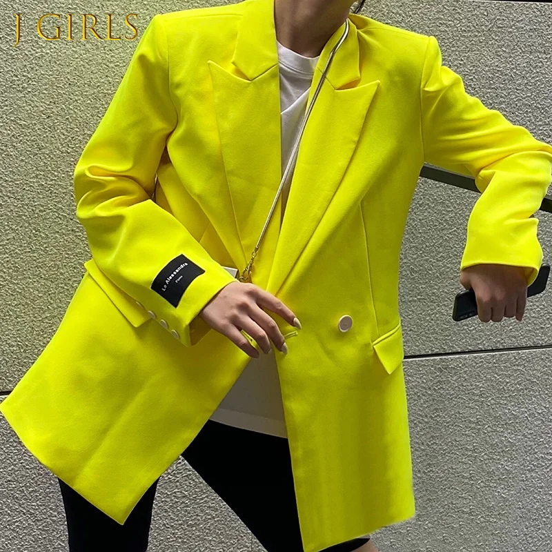 Solid Blazers For Women Notched Long Sleeve Patchwork Buttons Minimalist Yellow Casual Coats Female 2021 Fashion Clothes
Solid Blazers For Women Notched Long Sleeve Patchwork Buttons Minimalist Yellow Casual Coats Female 2021 Fashion Clothes