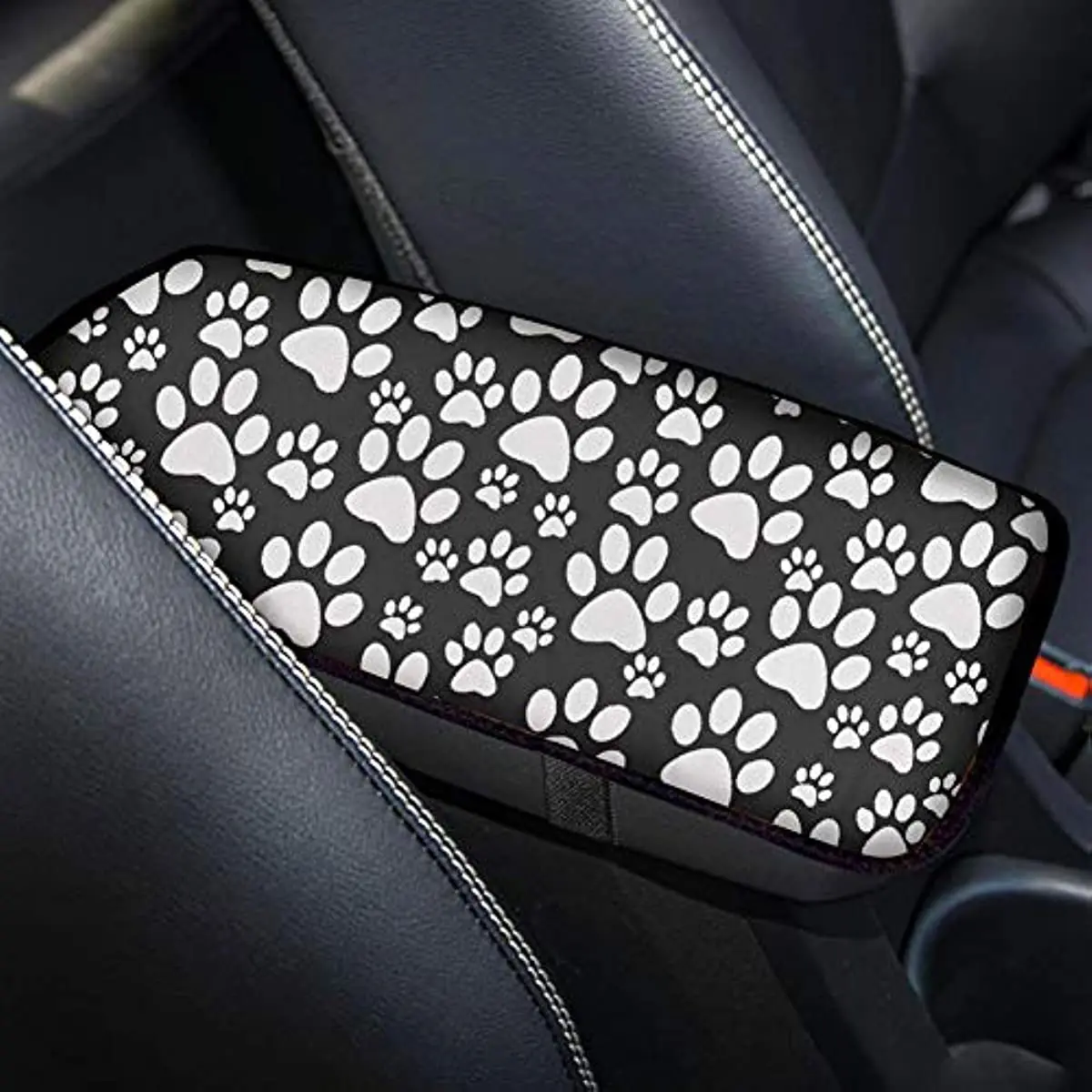 White Puppy Paws Print Car Armrest Cover with Rubber Band,Soft Shoulder Cushion Center Console Pad Non Slip Universal
White Puppy Paws Print Car Armrest Cover with Rubber Band,Soft Shoulder Cushion Center Console Pad Non Slip Universal