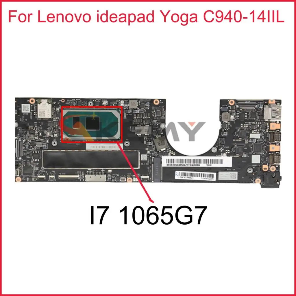 NM-C761 для Lenovo ideapad Yoga C940-14IIL материнская плата для ноутбука с процессором SRGON I71065G7 16G_AX FRU 5B20S43854 100% полностью протестирована
NM-C761 для Lenovo ideapad Yoga C940-14IIL материнская плата для ноутбука с процессором SRGON I71065G7 16G_AX FRU 5B20S43854 100% полностью протестирована