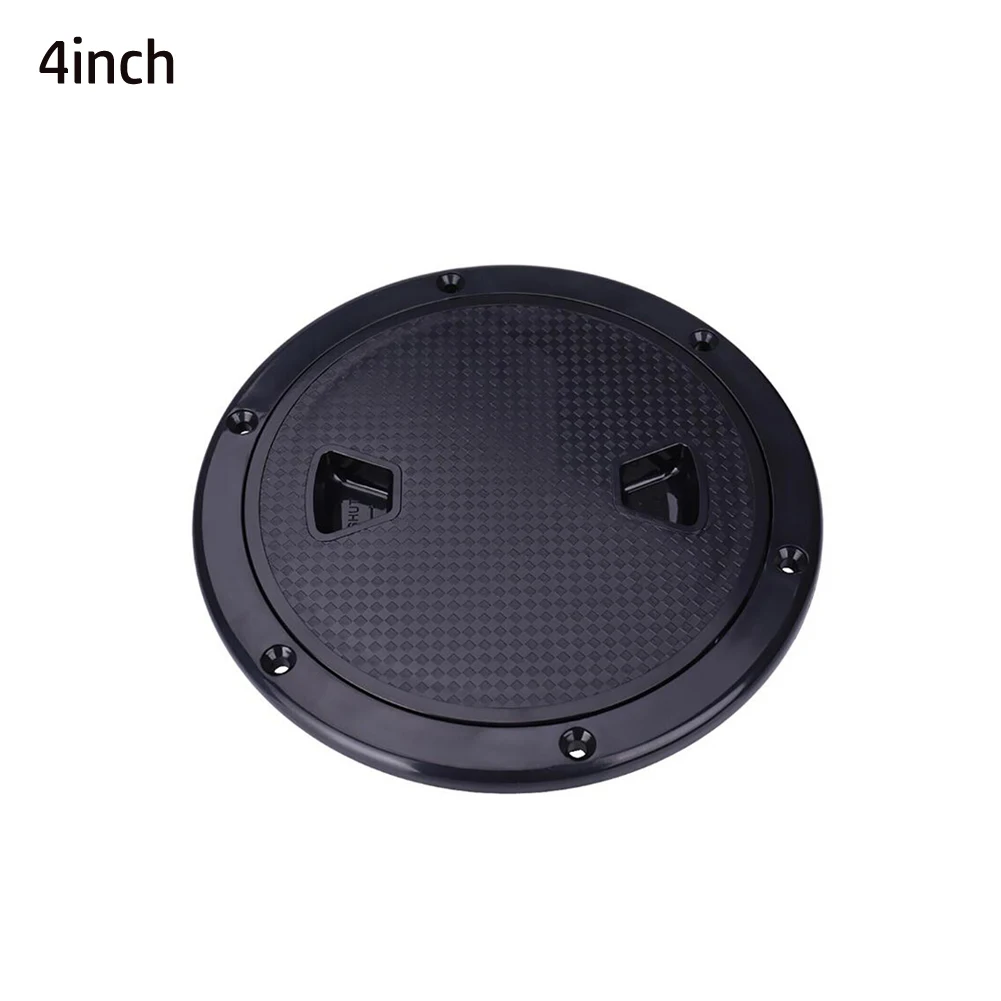 4inch Round Deck Inspection Access Hatch Cover Plastic White Black Boat Screw Out Deck Inspection Plate For Yacht Marine
4inch Round Deck Inspection Access Hatch Cover Plastic White Black Boat Screw Out Deck Inspection Plate For Yacht Marine