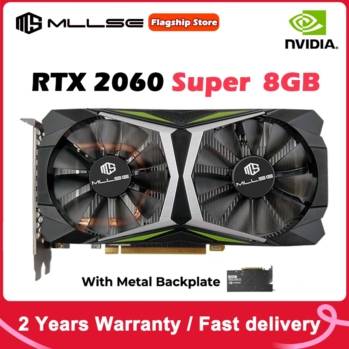 Игровая видеокарта Mllse RTX 2060 Super 8 Гб GDDR6 DP * 3 HDMI * 1 8pin 256Bit PCI Express 3,0x16 1470 МГц rtx2060super 8G
Игровая видеокарта Mllse RTX 2060 Super 8 Гб GDDR6 DP * 3 HDMI * 1 8pin 256Bit PCI Express 3,0x16 1470 МГц rtx2060super 8G
