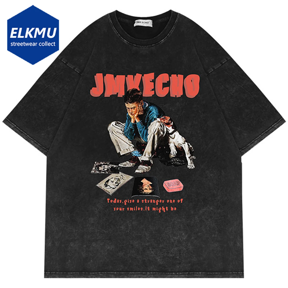 Футболка мужская оверсайз в стиле хип-хоп, уличная одежда с принтом и короткими рукавами, свободная повседневная черная рубашка в стиле Хар...
Футболка мужская оверсайз в стиле хип-хоп, уличная одежда с принтом и короткими рукавами, свободная повседневная черная рубашка в стиле Хар...