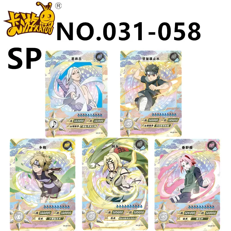 Genuine Anime Naruto Character Card SP Series NO.031-058 Rare card Collection Card Children's Toys game Card Gift
Genuine Anime Naruto Character Card SP Series NO.031-058 Rare card Collection Card Children's Toys game Card Gift