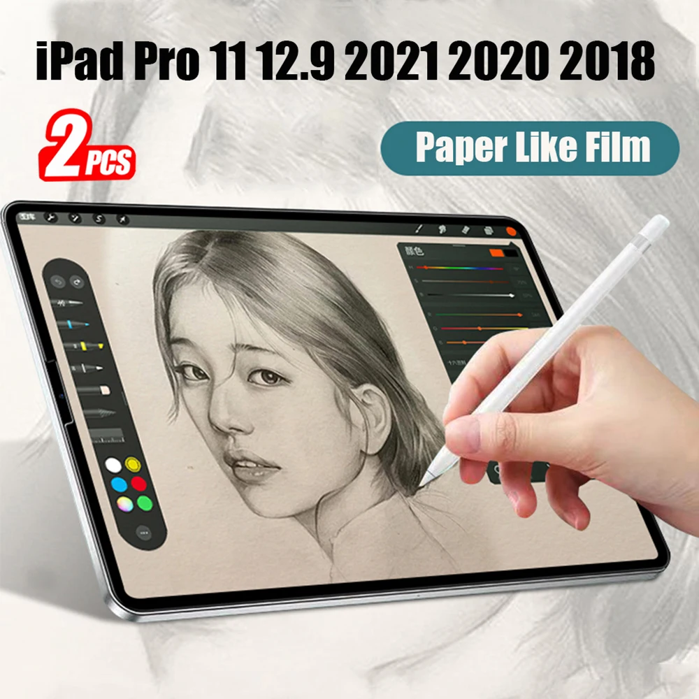 For Apple iPad Pro 12.9 2020 2018 2021 Like Writing Paper Paperlike Screen Protector For iPad Pro 11 2021 2020 2018 A2301 A245
For Apple iPad Pro 12.9 2020 2018 2021 Like Writing Paper Paperlike Screen Protector For iPad Pro 11 2021 2020 2018 A2301 A245
