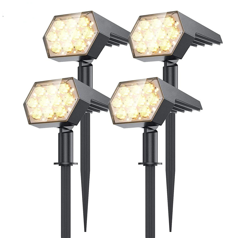 KHTO Solar Lights Outdoor 92 LED Solar Spot Lights Outdoor IP67 Waterproof Solar Garden Lights 2 In 1 for Yard Garden Porch
KHTO Solar Lights Outdoor 92 LED Solar Spot Lights Outdoor IP67 Waterproof Solar Garden Lights 2 In 1 for Yard Garden Porch