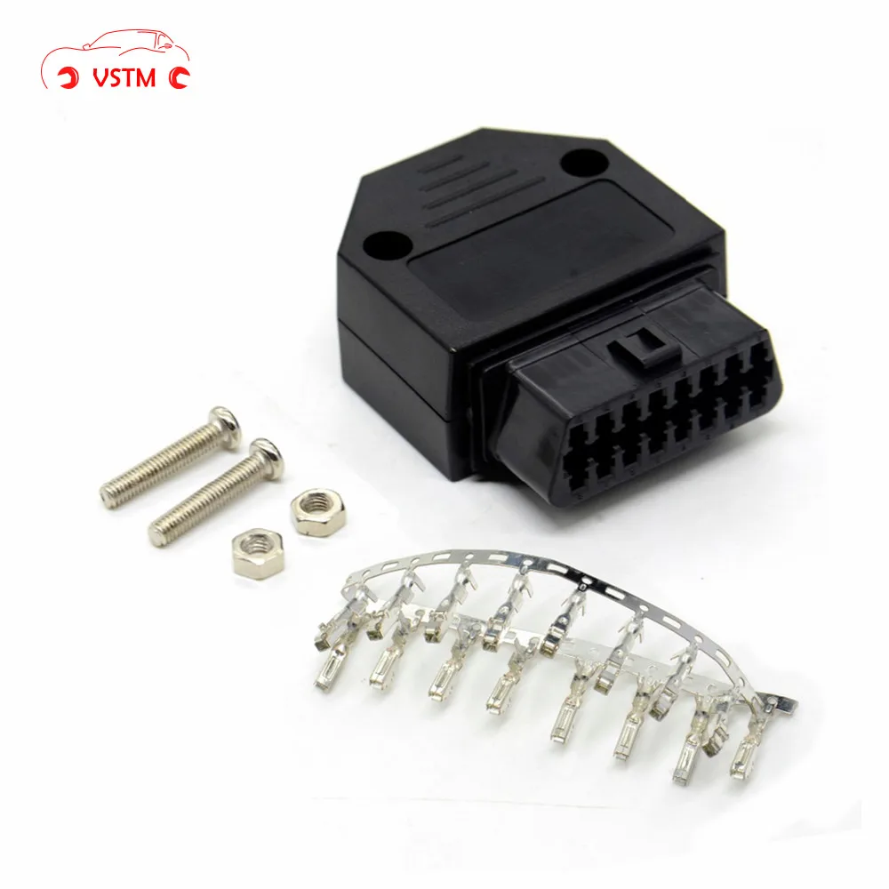 Universal OBD2 16Pin male Connector Adaptor Car Diagnostic Tool J1962F ELM327 OBD Male Connect
Universal OBD2 16Pin male Connector Adaptor Car Diagnostic Tool J1962F ELM327 OBD Male Connect