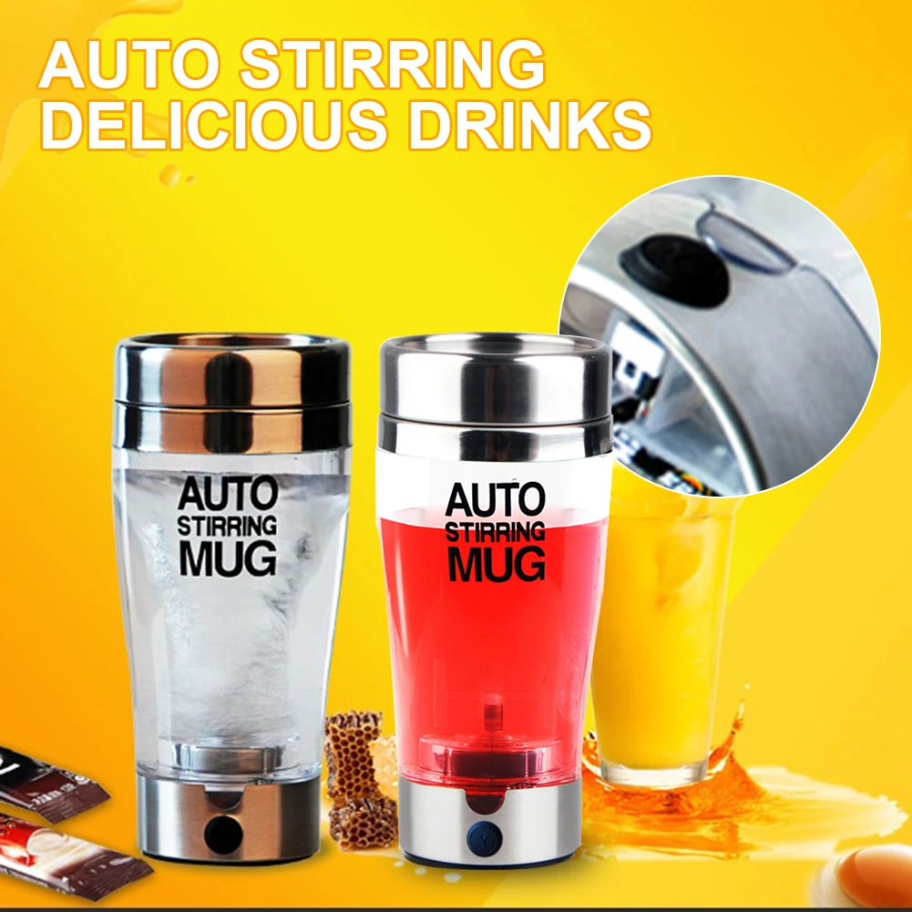 400ML Self Stirring Mug with Lid Stainless Steel Leak-Proof Automatic Electric Mixing Cup Milk Drink Blender Mixer Cup
400ML Self Stirring Mug with Lid Stainless Steel Leak-Proof Automatic Electric Mixing Cup Milk Drink Blender Mixer Cup
