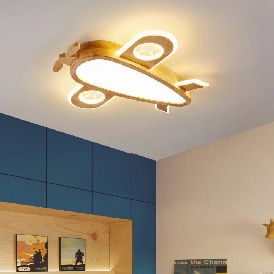 Nordic Creative Log Plane Ceiling Lights Children's Living Room Pieces Lamp Personality LED Model Ceiling Lamp Bedroom Wood Lamp
Nordic Creative Log Plane Ceiling Lights Children's Living Room Pieces Lamp Personality LED Model Ceiling Lamp Bedroom Wood Lamp