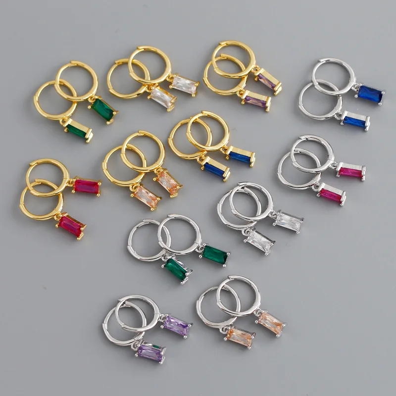 S925 sterling silver INS geometric rectangular zircon simple universal earrings female
S925 sterling silver INS geometric rectangular zircon simple universal earrings female