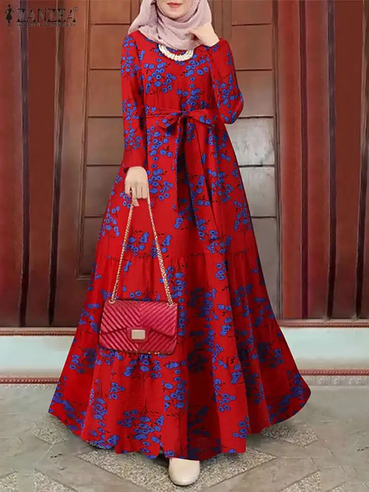 ZANZEA Ramadan Abaya Hijab Muslim Dress Woman Long Sleeve O-Neck Marocain Caftan Islamic Clothing Elegant Casual Long Robe 2022
ZANZEA Ramadan Abaya Hijab Muslim Dress Woman Long Sleeve O-Neck Marocain Caftan Islamic Clothing Elegant Casual Long Robe 2022
