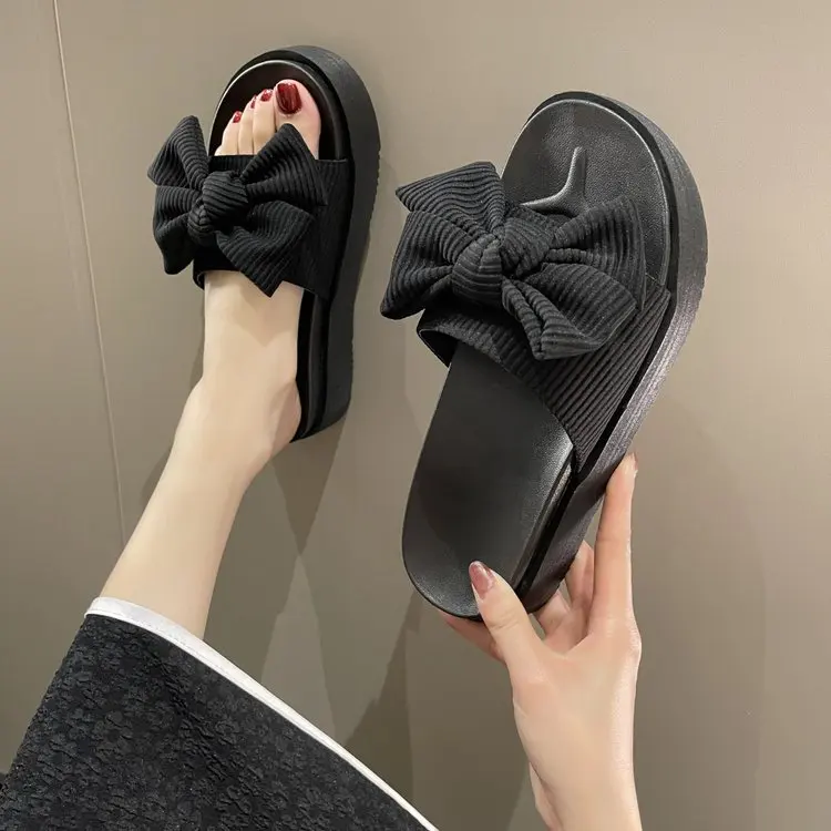 Shoes Woman 2022 Med Butterfly-Knot Slippers For Swimming Pool Pantofle Luxury Slides Platform Beach New Designer Flat Soft Rubb
Shoes Woman 2022 Med Butterfly-Knot Slippers For Swimming Pool Pantofle Luxury Slides Platform Beach New Designer Flat Soft Rubb