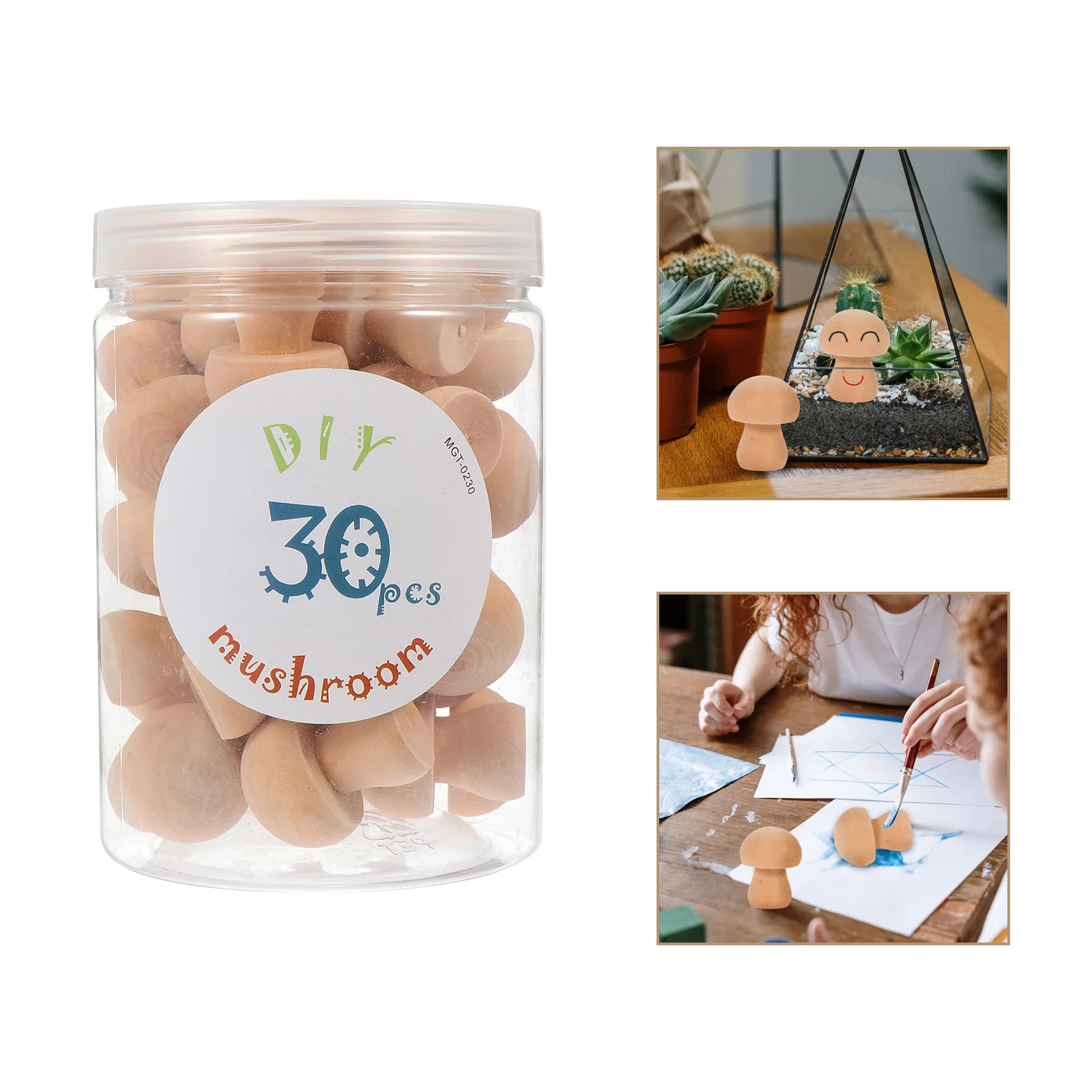 30 Pcs Woody Mushroom Children Craft Toy Unfinished Wooden Toys Decors Christmas Decorations Graffiti Crafts Kids Painting
30 Pcs Woody Mushroom Children Craft Toy Unfinished Wooden Toys Decors Christmas Decorations Graffiti Crafts Kids Painting