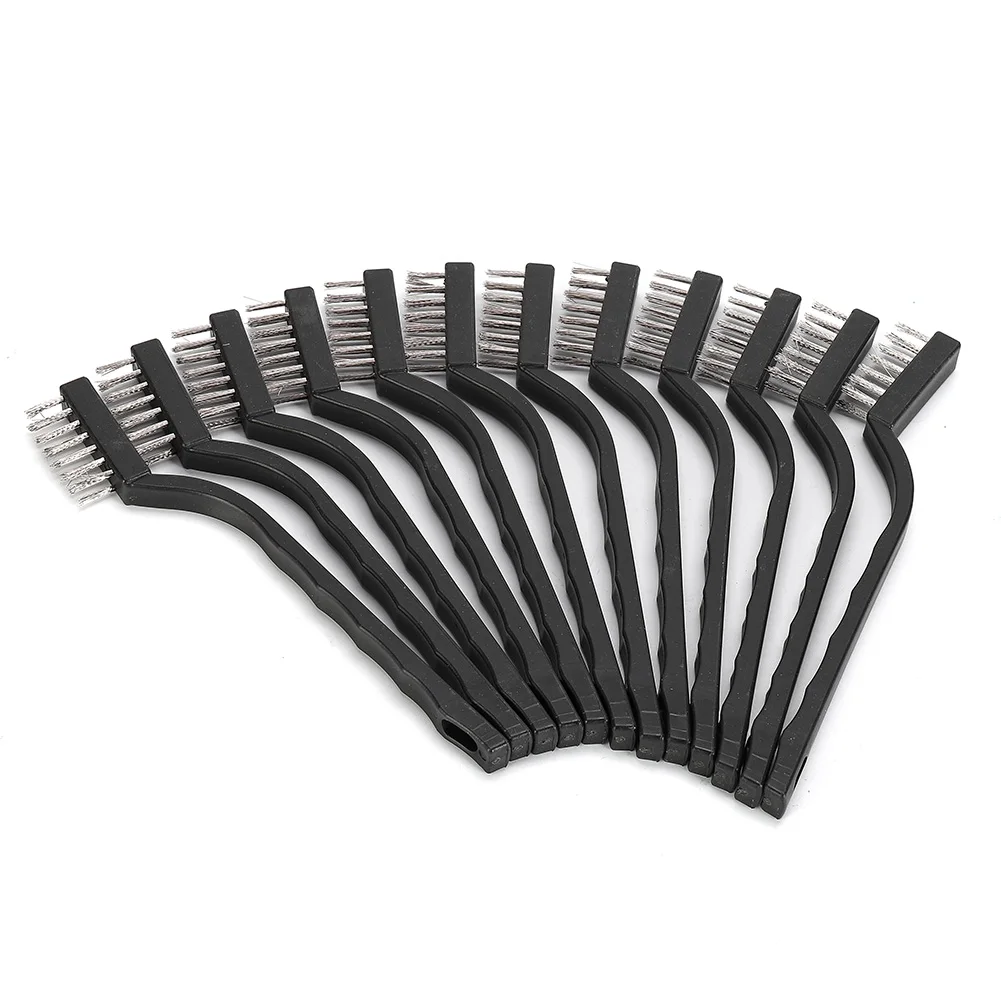 12PCS Clening Wire Brushes Mini Stainless Steel DIY Paint Rust Remover Removal 170*11mm Wire Brushes Practical
12PCS Clening Wire Brushes Mini Stainless Steel DIY Paint Rust Remover Removal 170*11mm Wire Brushes Practical
