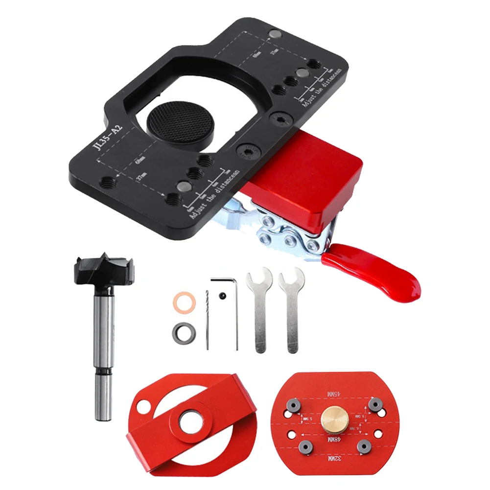 Brand New None Drill Guide Drill Bit Locator Red Template 15-25MM 3/4/5/6MM 35mm Black Boring Jig Concealed None
Brand New None Drill Guide Drill Bit Locator Red Template 15-25MM 3/4/5/6MM 35mm Black Boring Jig Concealed None