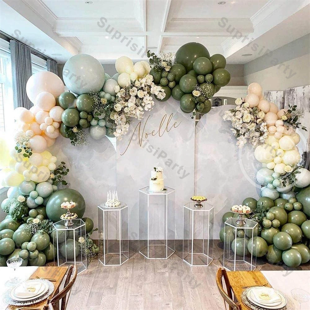 144pcs Balloon Garland Arch Kit Avocado Tiffany Blue Double Skin Balloon Kit Wedding Birthday Party Decorations Baby Shower
144pcs Balloon Garland Arch Kit Avocado Tiffany Blue Double Skin Balloon Kit Wedding Birthday Party Decorations Baby Shower