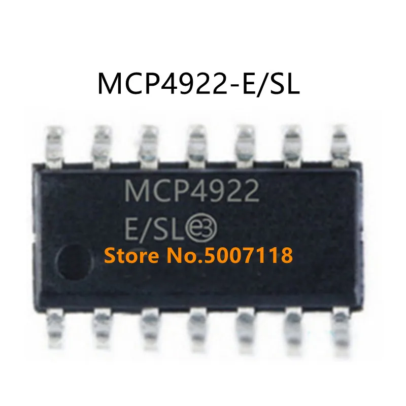 MCP4922-E/SL MCP4922 DIP-14 100% Новый оригинальный |