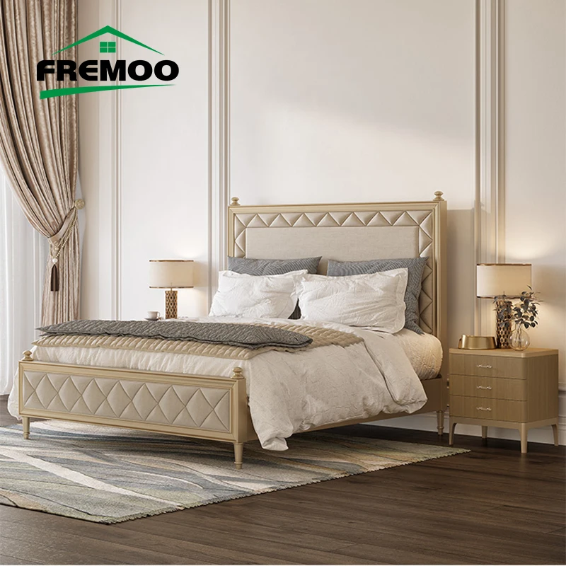 Modern Simple Style Wooden Durable Double Bed Muebles De Dormitorio Sets for Lovers Adult High Quality Master Bedroom
Modern Simple Style Wooden Durable Double Bed Muebles De Dormitorio Sets for Lovers Adult High Quality Master Bedroom