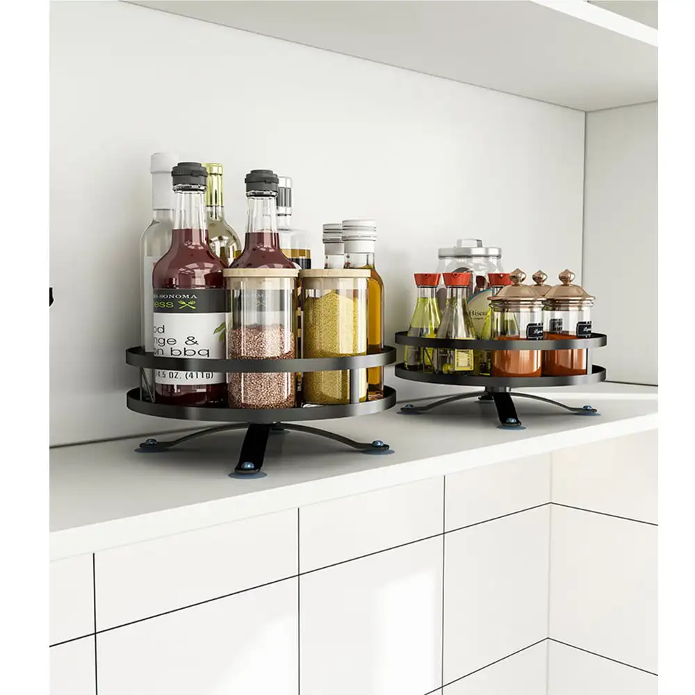 Lazy Susan Rotating Turntable Spice Rack Organizers for Kitchen Cabinet Countertop Organizer
Lazy Susan Rotating Turntable Spice Rack Organizers for Kitchen Cabinet Countertop Organizer