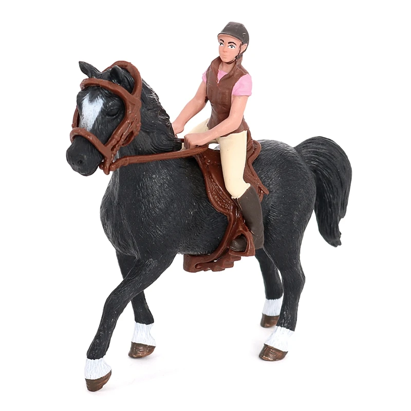 Simulation Horse Rider Model Riding Horse Figurine Rider Action Figures Model Desktop Decoration for Kids Gift
Simulation Horse Rider Model Riding Horse Figurine Rider Action Figures Model Desktop Decoration for Kids Gift