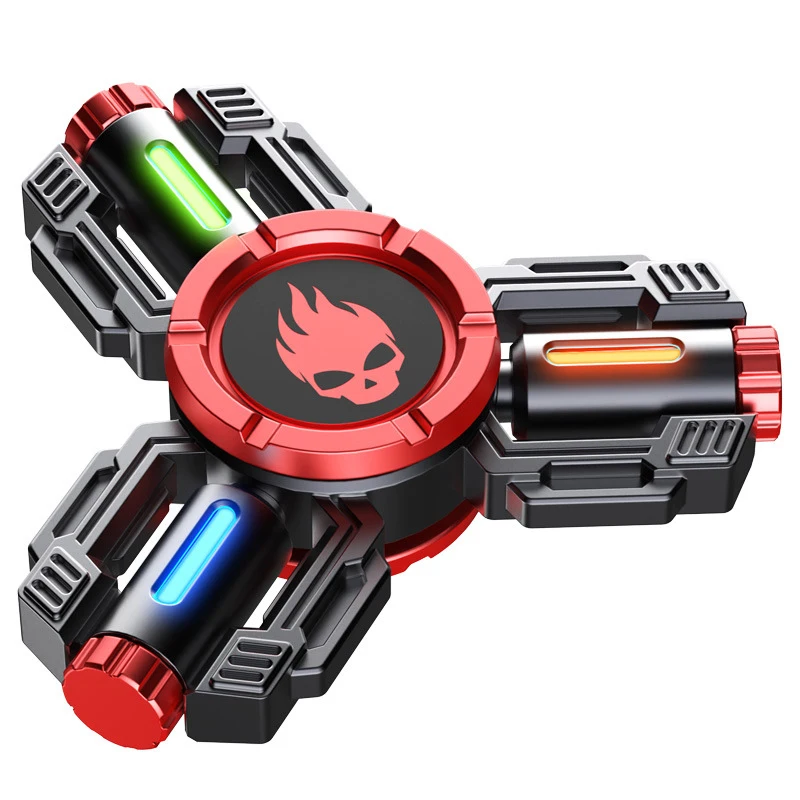 

27 Light Effect Combinations DIY Fidget Spinner Roating Gyro Anti-stress Fidget Toys Fingertip Luminous Metal Hand Spinner