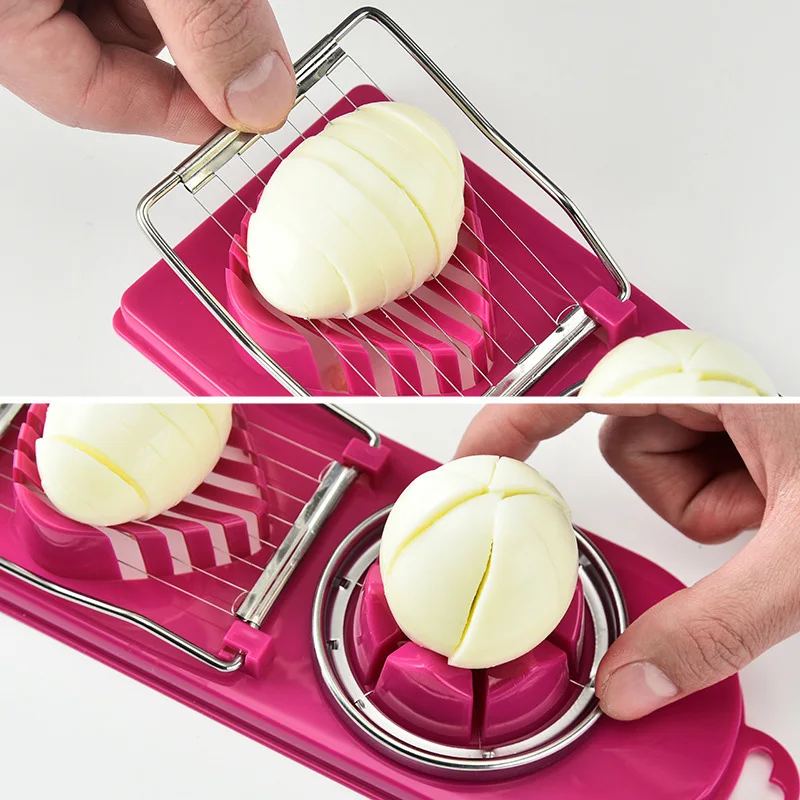 Multifunctional Egg Cutter Stainless Steel Egg Slicer Sectioner Cutter Mold Flower-Shape Luncheon Meat Cutter Kitchen Gadgets
Multifunctional Egg Cutter Stainless Steel Egg Slicer Sectioner Cutter Mold Flower-Shape Luncheon Meat Cutter Kitchen Gadgets