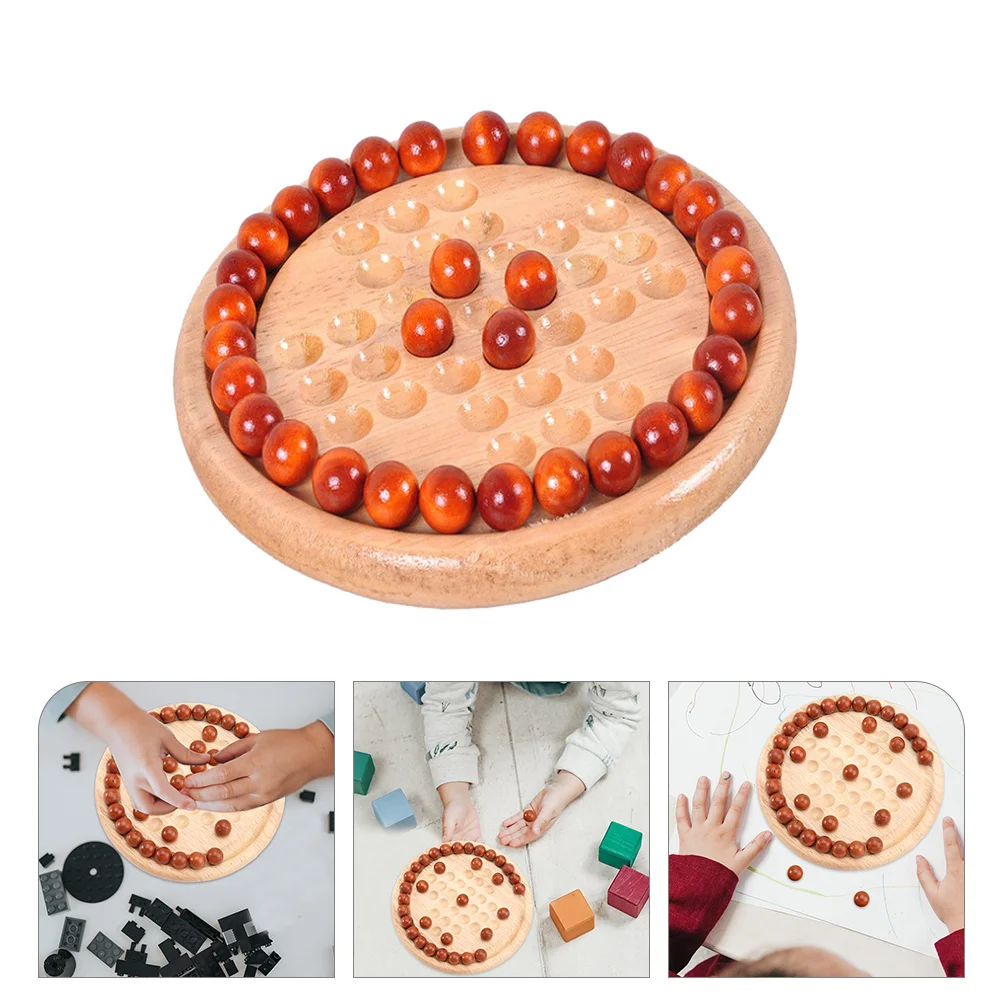 2 Sets Solitaire Board Game Funny Wood Chess Toy Holiday Games Party Favors
2 Sets Solitaire Board Game Funny Wood Chess Toy Holiday Games Party Favors