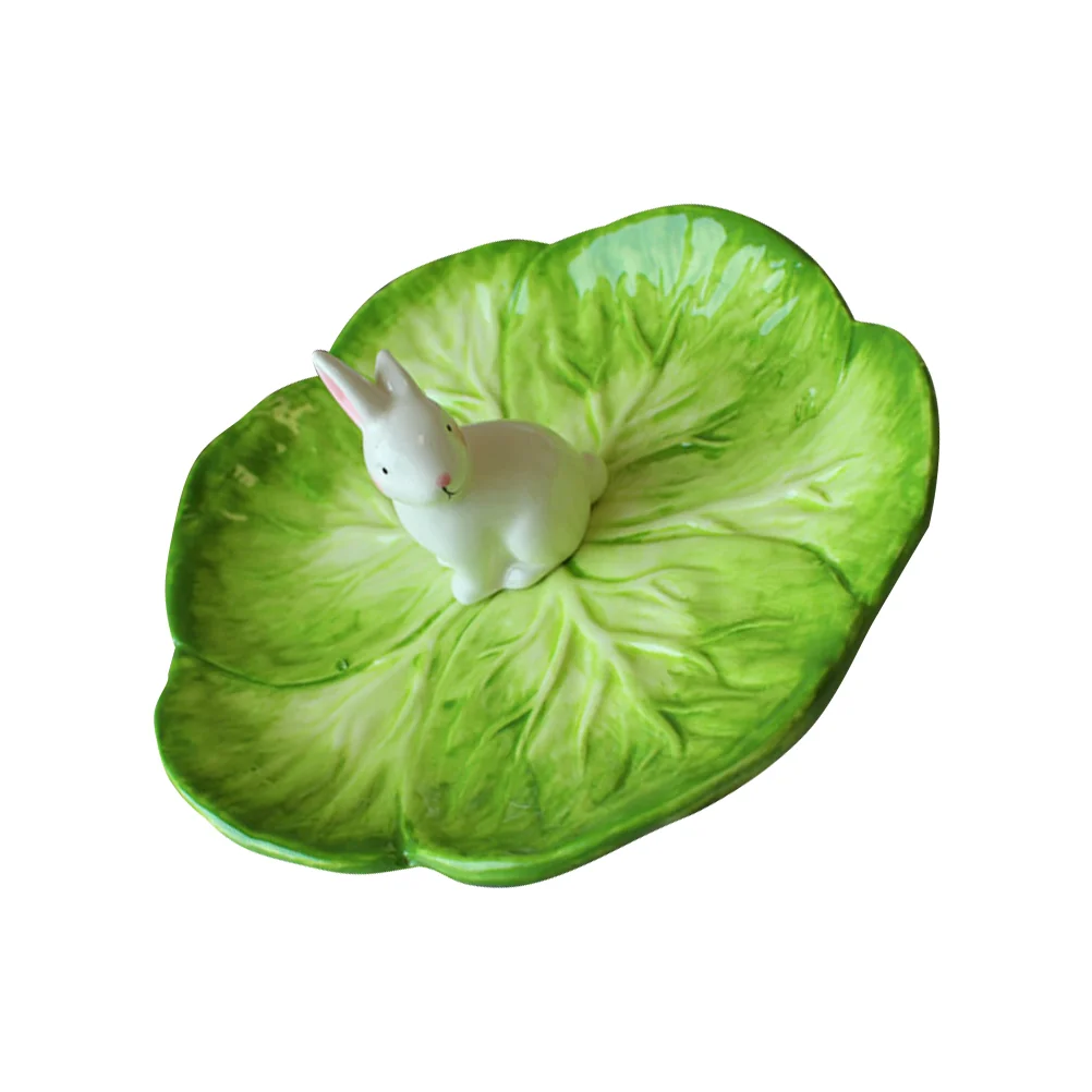 Rabbit Cabbage Plate Kids Snacks Appetizer Tray Breakfast Bowl Porcelain Dish Ceramic Tray Ceramics Appetizer Plate Child 
Rabbit Cabbage Plate Kids Snacks Appetizer Tray Breakfast Bowl Porcelain Dish Ceramic Tray Ceramics Appetizer Plate Child