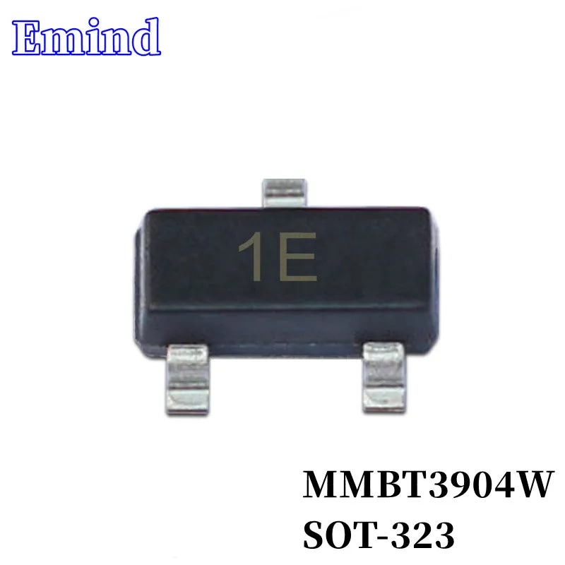 

500/1000/2000/3000Pcs MMBT3904W SMD Transistor SOT-323 Footprint 1E Silkscreen NPN 40V/200mA Bipolar Amplifier Transistor