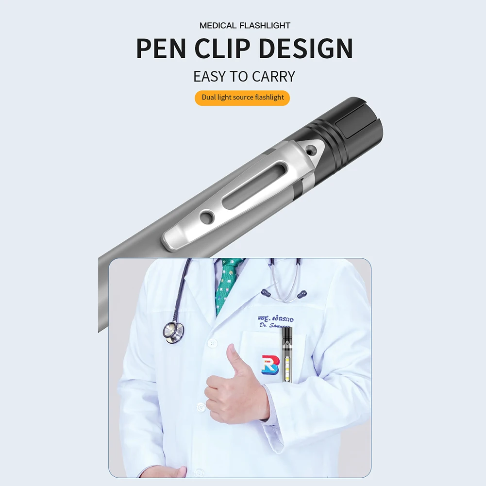 USB Rechargeable Torch Flashlight 200 Lumens Medical First Aid Inspection Flashlight for Doctor Nurse Diagnosis Equipment
USB Rechargeable Torch Flashlight 200 Lumens Medical First Aid Inspection Flashlight for Doctor Nurse Diagnosis Equipment
