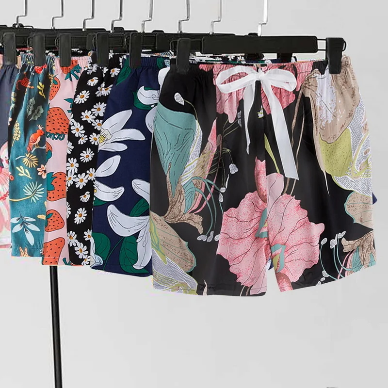 Women Pajamas Shorts Cotton Floral Printing Shorts Loose Beach Bottoms Homewear Pants Comfy Lounge Bottom Sleep Short Pants
Women Pajamas Shorts Cotton Floral Printing Shorts Loose Beach Bottoms Homewear Pants Comfy Lounge Bottom Sleep Short Pants
