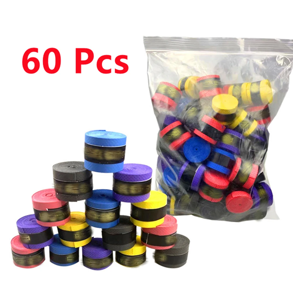 60 Pcs Tennis Badminton Fishing Golf Racket Anti Slip Over Grip Tape Sweat Tape Rod Fishing Accessories Pesca Sweatband
60 Pcs Tennis Badminton Fishing Golf Racket Anti Slip Over Grip Tape Sweat Tape Rod Fishing Accessories Pesca Sweatband