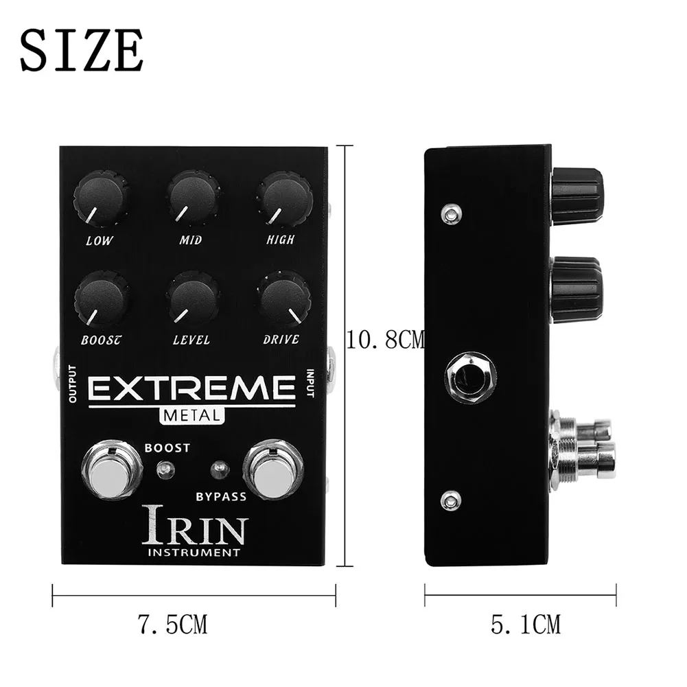 Durable Guitar Effects Pedal Electric Guitar Overdrive Distortion Overfrequency Amplifiers Simulator Amplifies
Durable Guitar Effects Pedal Electric Guitar Overdrive Distortion Overfrequency Amplifiers Simulator Amplifies