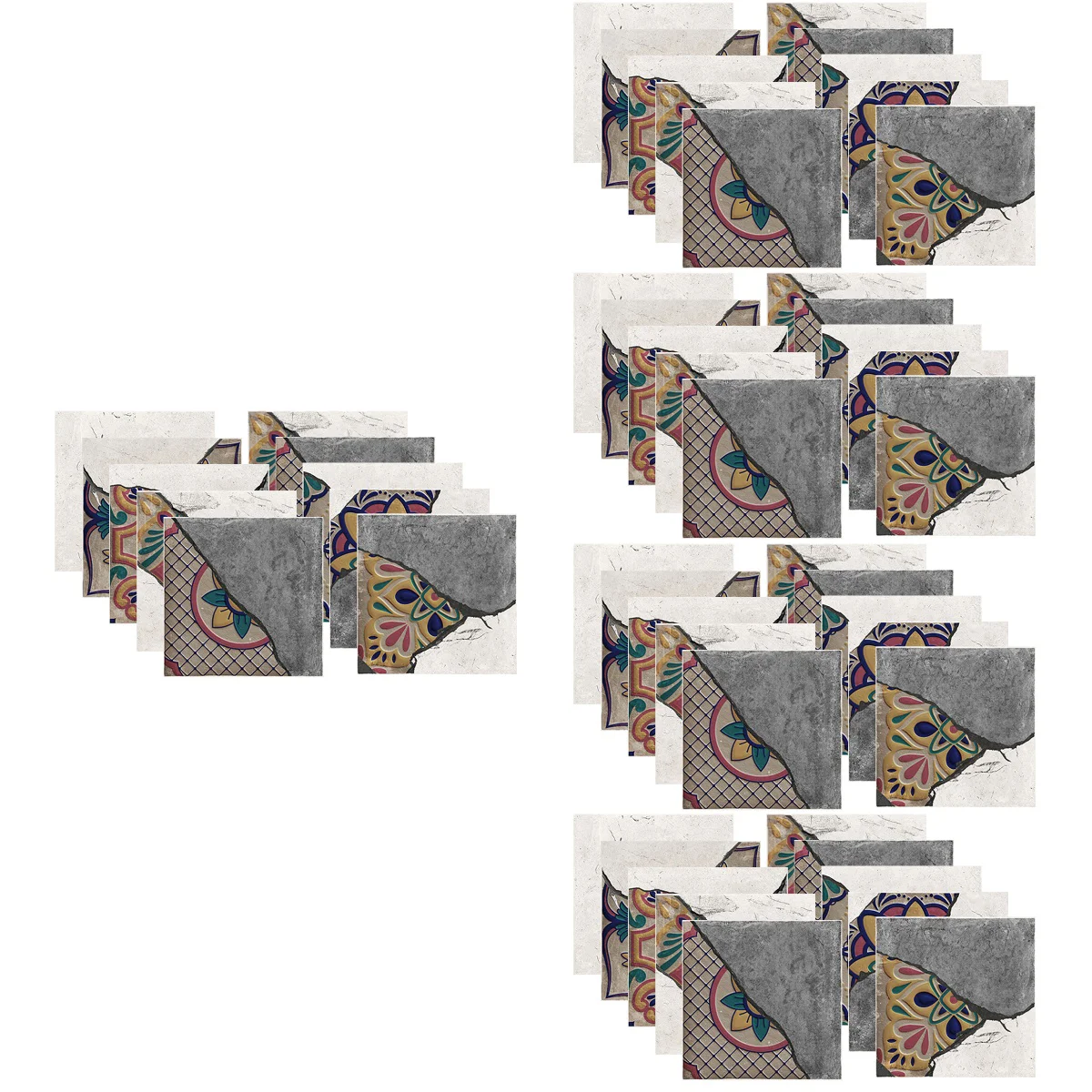 50 pcs Decorative Kitchen Wall Bathroom Wall Paste Decals Floor Tile Stickers Kitchen Wallpaper Self Adhesive Tile Sticker 
50 pcs Decorative Kitchen Wall Bathroom Wall Paste Decals Floor Tile Stickers Kitchen Wallpaper Self Adhesive Tile Sticker