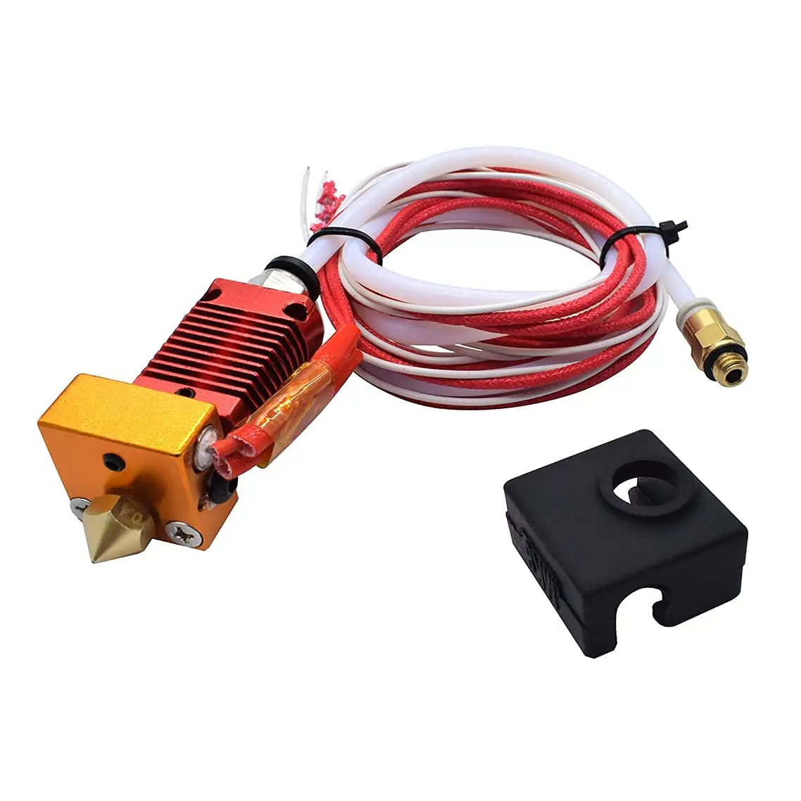 5pcs MK8 Heating Tube Extruder Hot End Kit Ender-3 Ender-3s CR-10 CR-10S S4 S5 3D Printers Brass Nozzle Brass Sleeve Assembled
5pcs MK8 Heating Tube Extruder Hot End Kit Ender-3 Ender-3s CR-10 CR-10S S4 S5 3D Printers Brass Nozzle Brass Sleeve Assembled