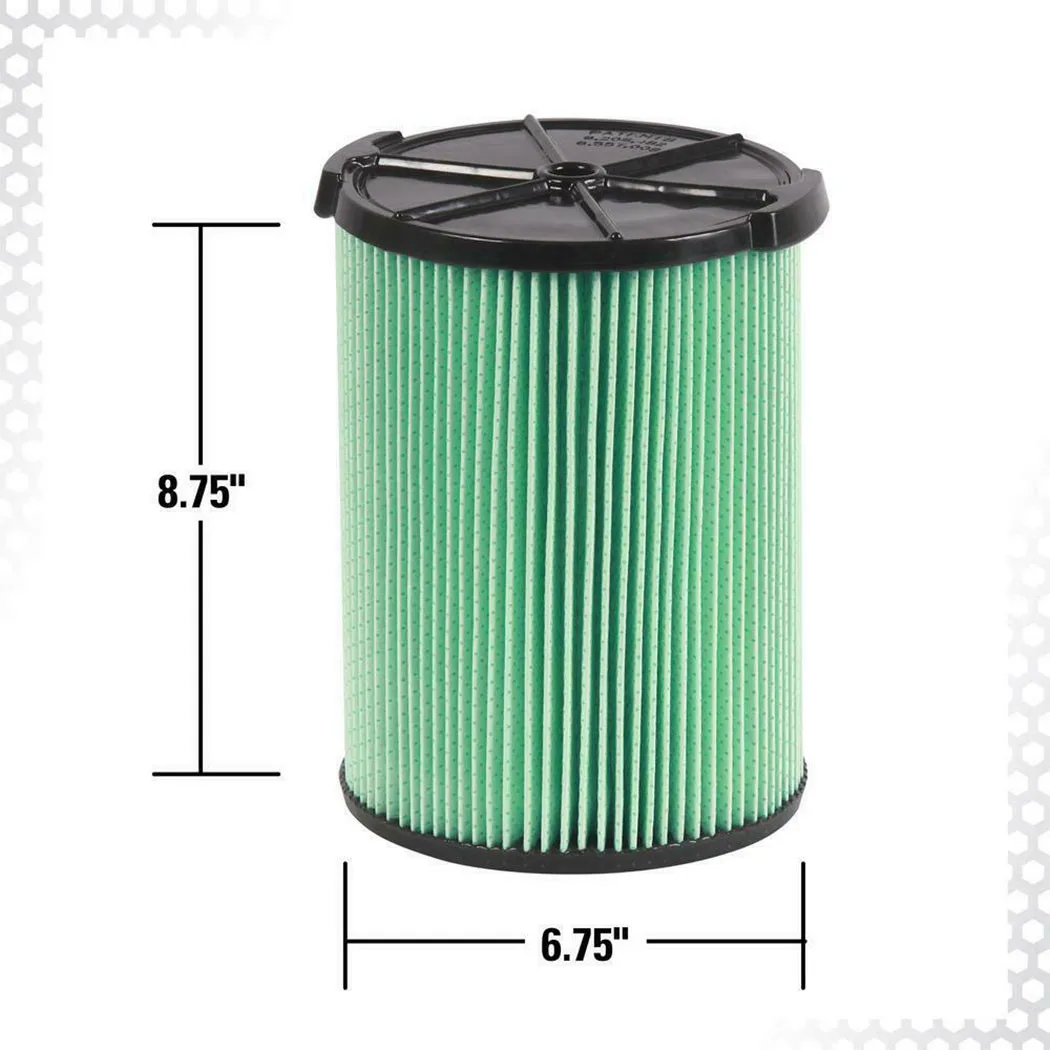 1*Filter For RIDGID 5-Layer Allergen Pleated 5.0Plus Gal Paper Filter Wet Dry Vacs VF6000 Household Cleaning Parts Replacement
1*Filter For RIDGID 5-Layer Allergen Pleated 5.0Plus Gal Paper Filter Wet Dry Vacs VF6000 Household Cleaning Parts Replacement