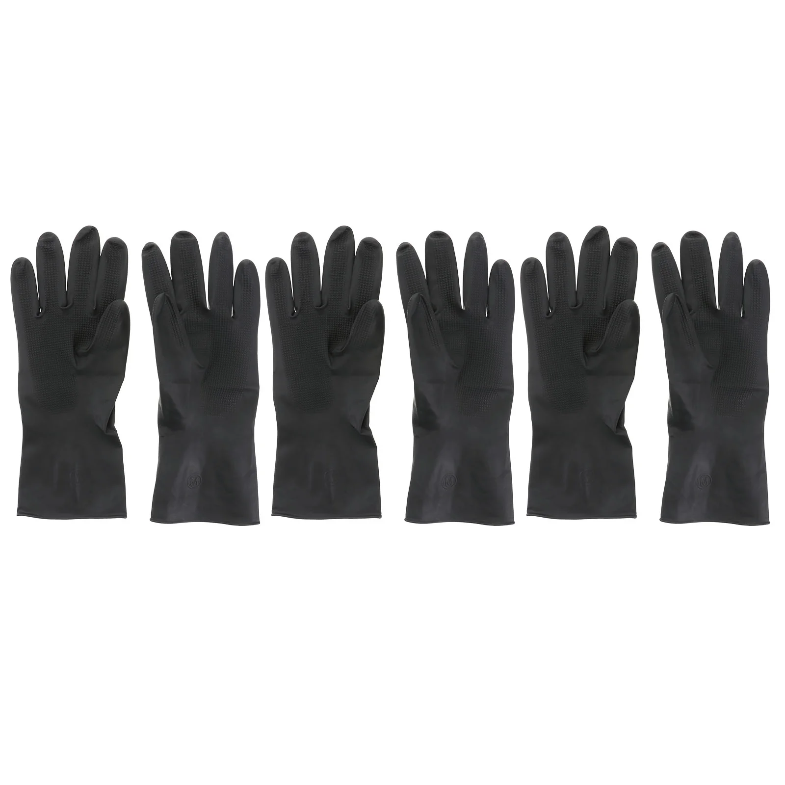 

Gloves Hair Coloring Dying Salon Barber Reusable Dye Rubber Suppliescolor Black Styling Hand Accessories Menchemical