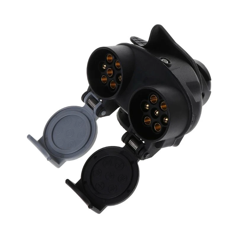 13 Pin Plug to 12N / 12S 7 pin Sockets Caravan Towing Conversion Trailer Wiring Connector 12V
13 Pin Plug to 12N / 12S 7 pin Sockets Caravan Towing Conversion Trailer Wiring Connector 12V