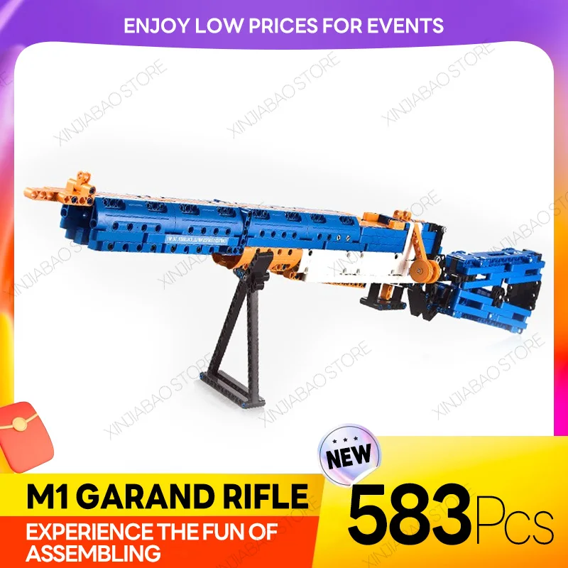 583pcs Boys' DIY Block Rifle Toys Assembled Bricks Blocks For Children Toys Weapons Bluiding Gun Model Caliber M1 Blocks Gun
583pcs Boys' DIY Block Rifle Toys Assembled Bricks Blocks For Children Toys Weapons Bluiding Gun Model Caliber M1 Blocks Gun