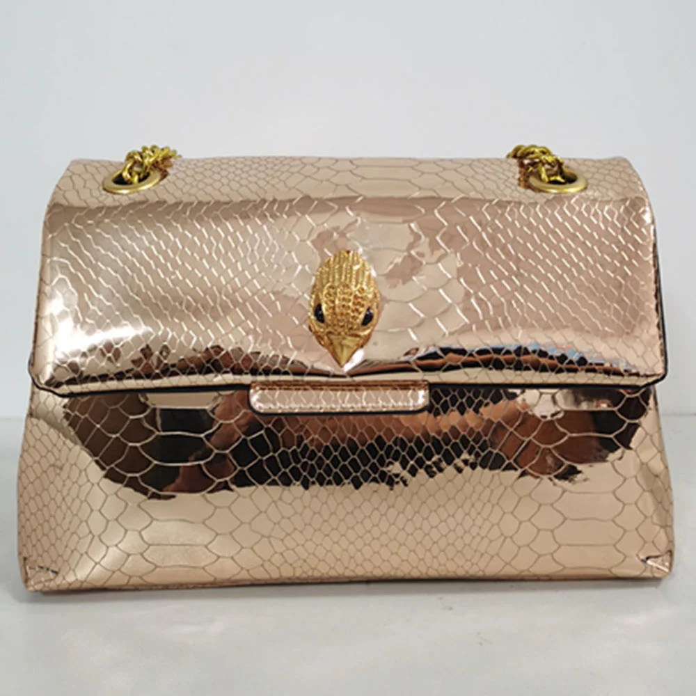 New Arrival Summer Shiny Snake Pattern Mirror Handbag Bright Colors Women Purse Cross Body Shoulder Bag Snakeskin Texture
New Arrival Summer Shiny Snake Pattern Mirror Handbag Bright Colors Women Purse Cross Body Shoulder Bag Snakeskin Texture
