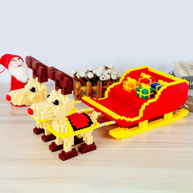 Xizai 8675, рождественский подарок, блоки, Санта, лось, северный олень, сани, блоки, 3D модель, «сделай сам», мини-Волшебные строительные блоки, игру...
Xizai 8675, рождественский подарок, блоки, Санта, лось, северный олень, сани, блоки, 3D модель, «сделай сам», мини-Волшебные строительные блоки, игру...