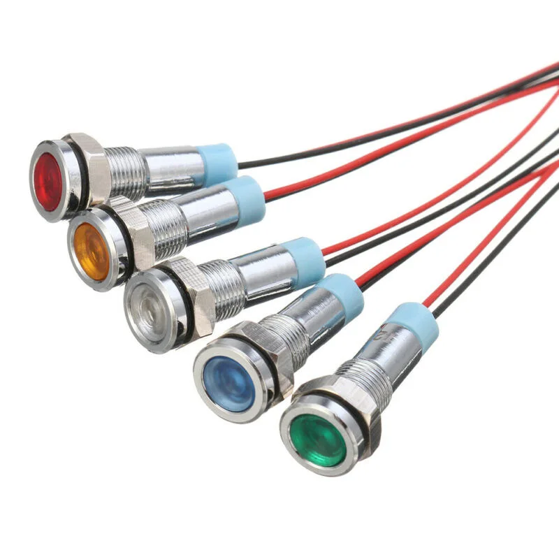 5pcs Car Boat 12V 6mm LED Indicator Light Kit Dash Dashboard Panel Warning Lamp Brand New Auto Parts
5pcs Car Boat 12V 6mm LED Indicator Light Kit Dash Dashboard Panel Warning Lamp Brand New Auto Parts