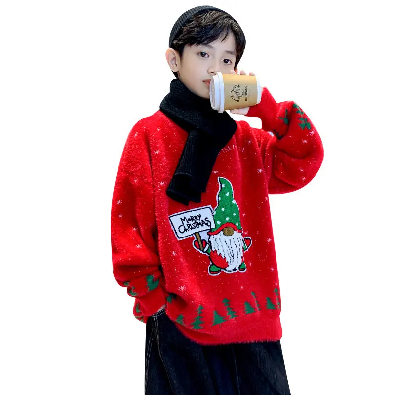 Kids Boy Round Neck Sweater Winter Tops Coat Autumn Child Warm Loose Knit Pullovers 4-14Years Baby Christmas Clothes New Arrival
Kids Boy Round Neck Sweater Winter Tops Coat Autumn Child Warm Loose Knit Pullovers 4-14Years Baby Christmas Clothes New Arrival