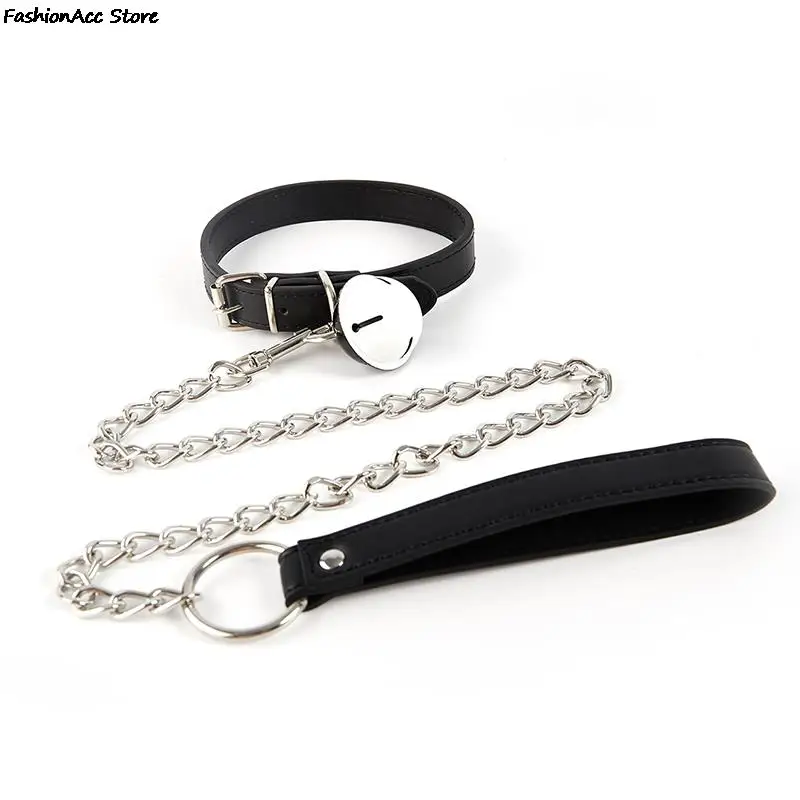 PU Leather Collars Choker Bell Leather Collar Lead Chain Bondage Adult Game
PU Leather Collars Choker Bell Leather Collar Lead Chain Bondage Adult Game